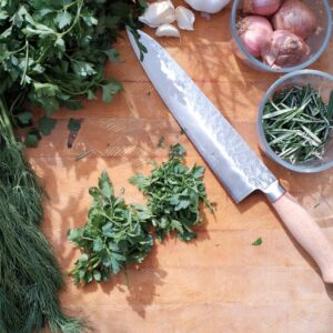 Chef's knife for quick cooking