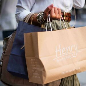 Woman with shopping bag