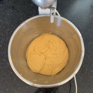 Healthiest Pumpkin Pie Fluff Ingredients in Mixer